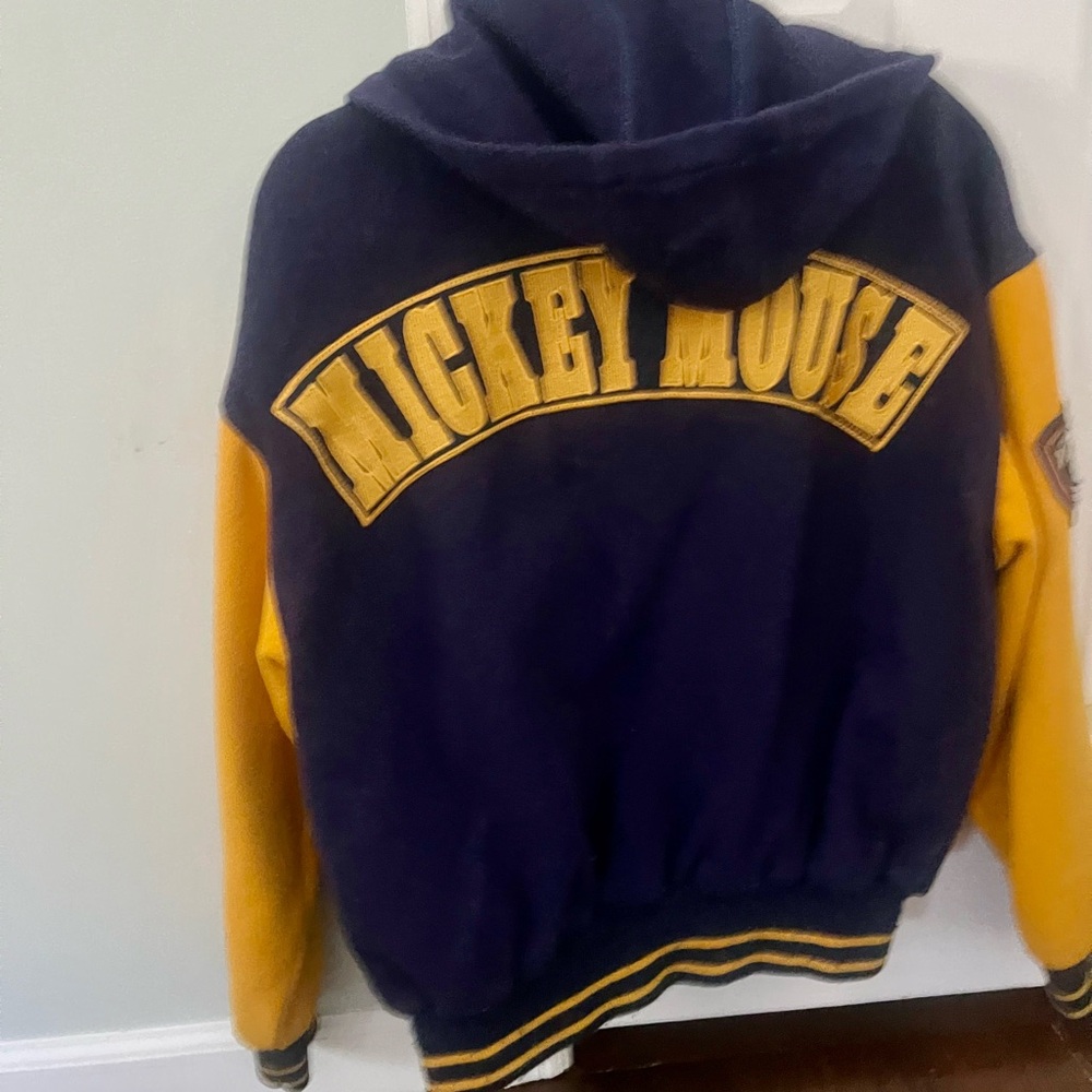 Mickey Mouse Varsity Jacket with Patch - image 2